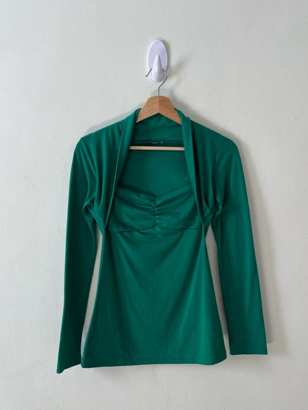 Green Long Sleeve Top